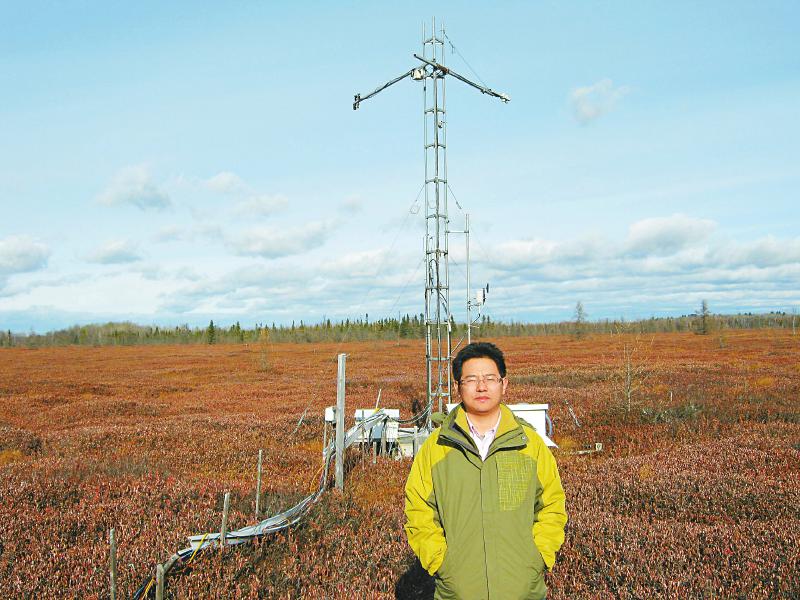 陈槐在国外考察湿地.本栏图片均由受访者提供