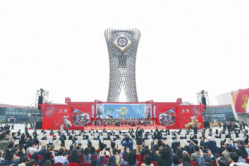 10月17日,第七届中国成都国际非遗节拉开大幕.