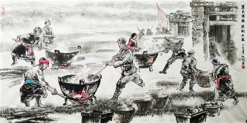 桐乡漫画家精品力作为黑水红色史料库添砖加瓦