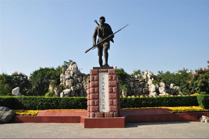 川军纪念碑图片