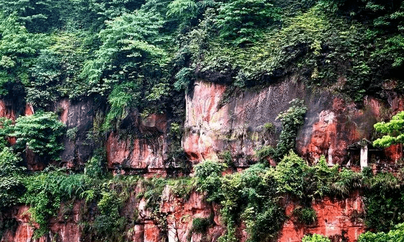 横江古镇石城山图片