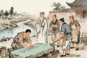 【民间传说】新津太平石拱桥的来历 