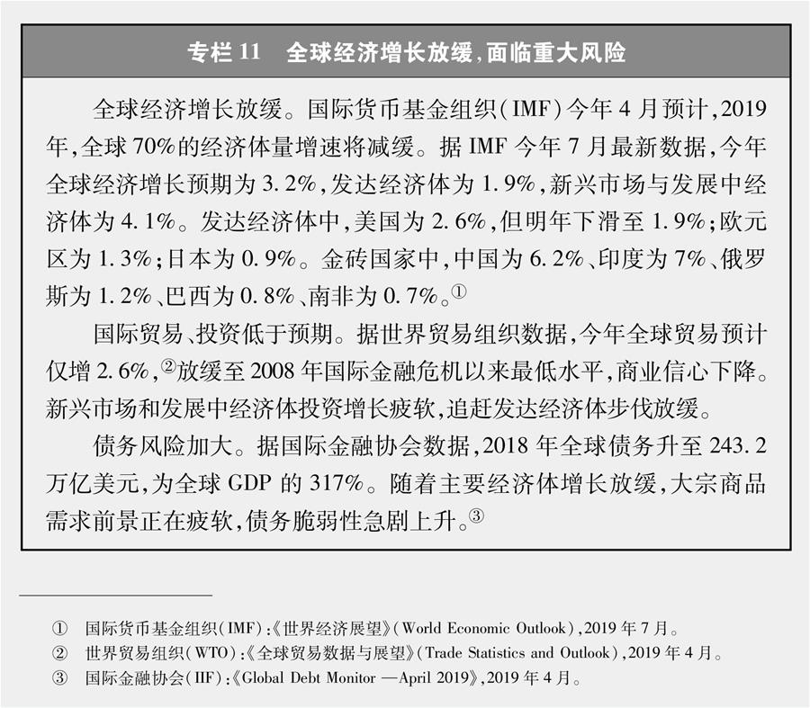 ï¼å¾è¡¨ï¼[æ°æ¶ä»£çä¸­å½ä¸ä¸çç½ç®ä¹¦]ä¸æ 11 å¨çç»æµå¢é¿æ¾ç¼ï¼é¢ä¸´éå¤§é£é©